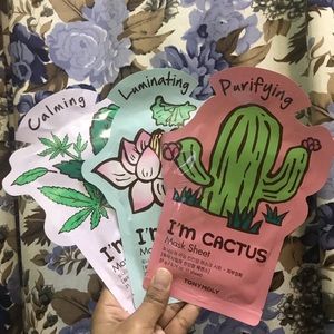 Tony Moly mask sheets - 3 masks